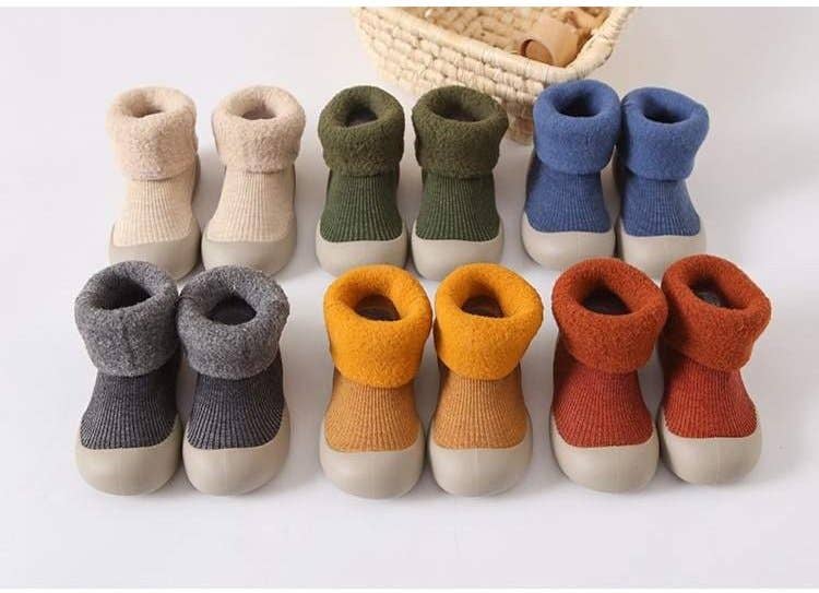 Cozy Sock Shoes for Kids- Warm Fall / Winter Shoes for Kids