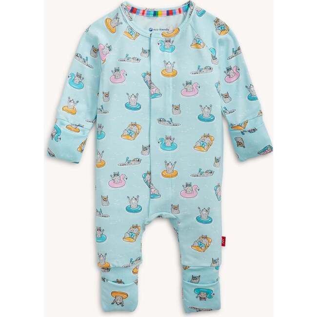 Racoon Modal Convertible Sleeper/Romper