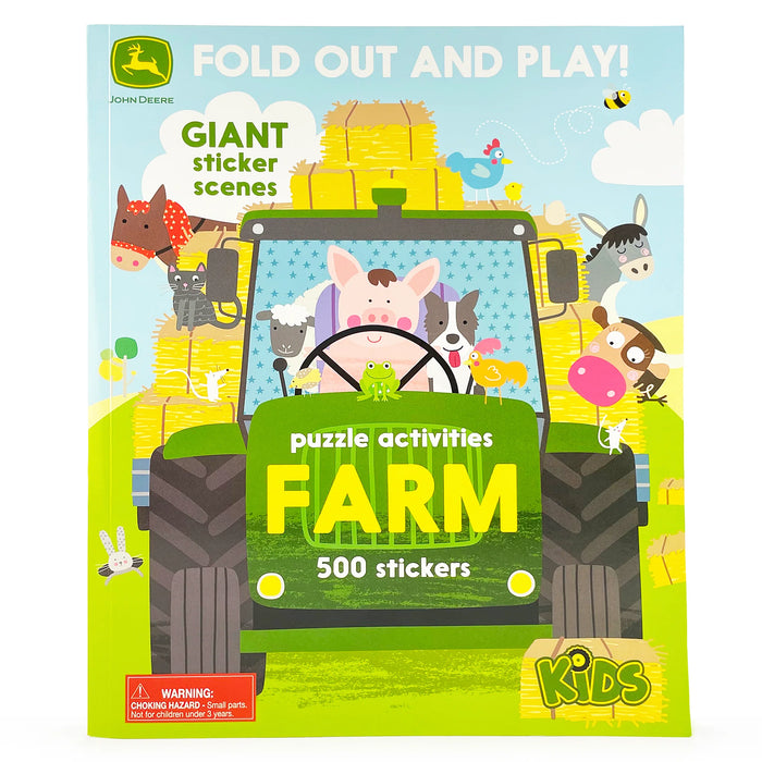John Deere Kids Farm: 500 Stickers & Puzzle Activities