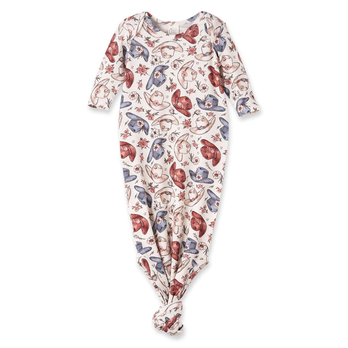 Wildflower Rodeo Cowgirl Gown - Bamboo Newborn Layette