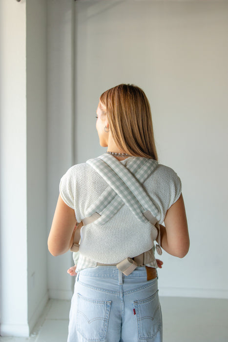Monroe x Coco Gingham - Cotton Baby Carrier (7-35 lbs) - Nature Baby Outfitter