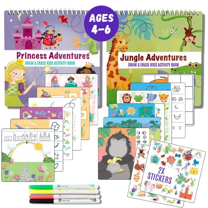 Totebook Kids Dry Erase Travel Activity Book