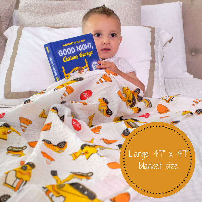 Under Construction Swaddle Blanket