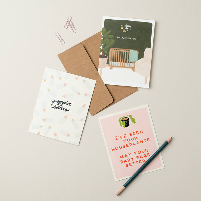 Whoa Sweet Crib | Funny Baby Shower New Baby Card
