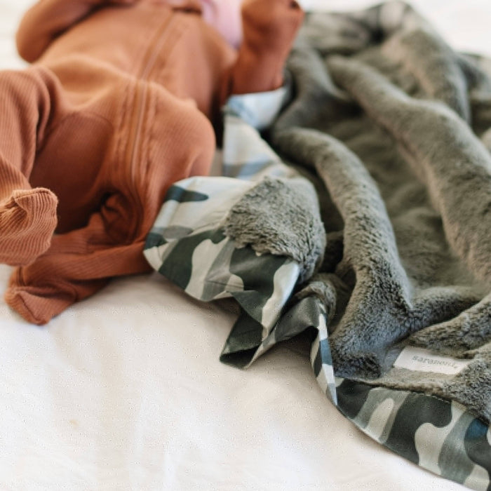 SATIN BACK RECEIVING BLANKETS