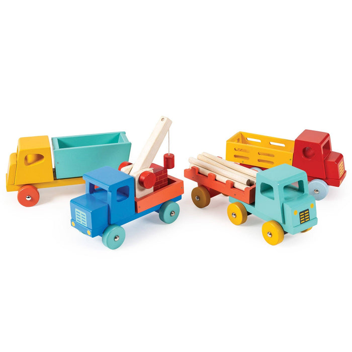 Teal Timber Truck
