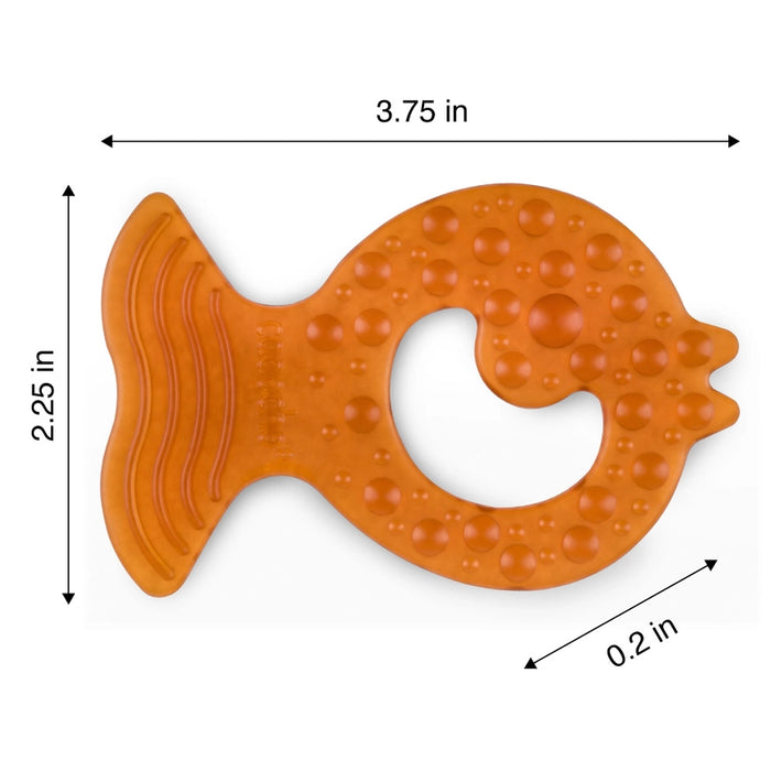 Teether Fish: Natural Rubber All Stage Teether