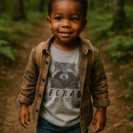 "Feral Animal" Raccoon Tee - Nature Baby Outfitter