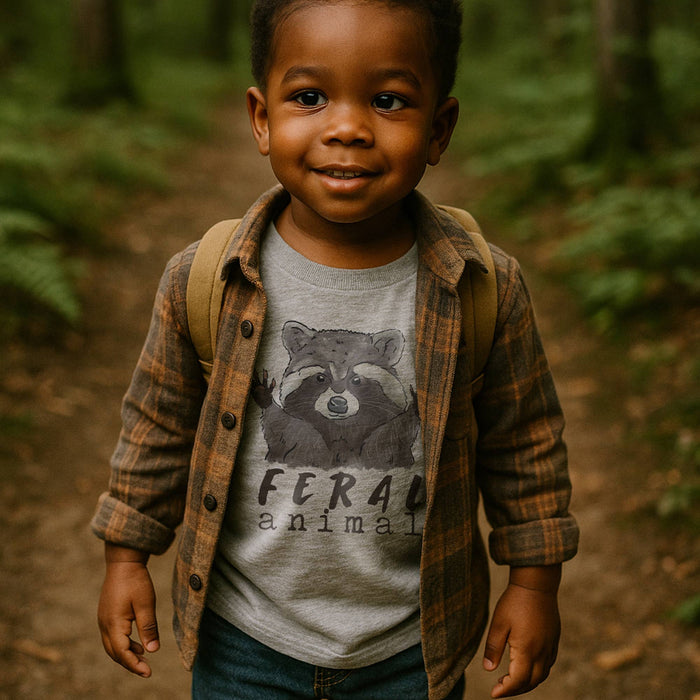 "Feral Animal" Raccoon Tee - Nature Baby Outfitter