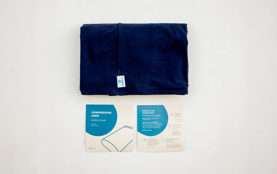 Navy Twin Compression Sheet Set