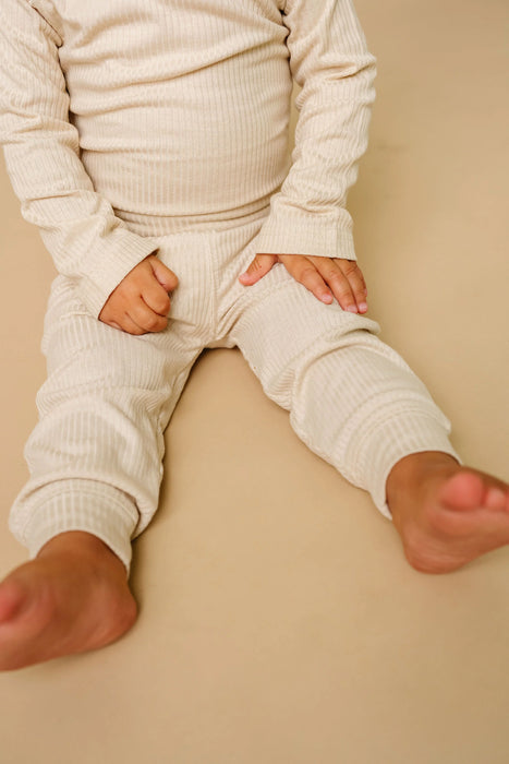 Moonstone Rib Knit Baby Pants