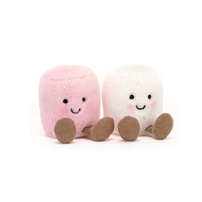 Jellycat Amuseables Pink and White Marshmallows * LIMIT 2