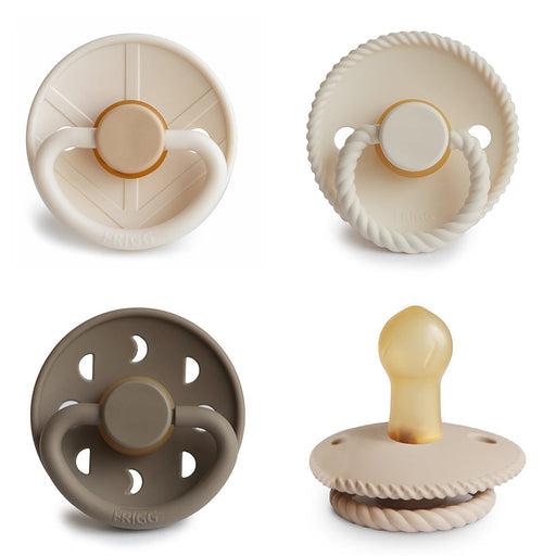 FRIGG Natural Rubber Pacifier 4-Pack - Nature Baby Outfitter