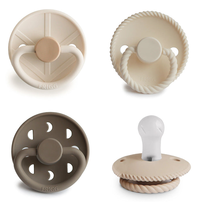FRIGG Silicone Pacifier 4-Pack - Nature Baby Outfitter