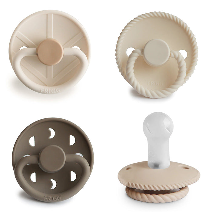 FRIGG Silicone Pacifier 4-Pack - Nature Baby Outfitter