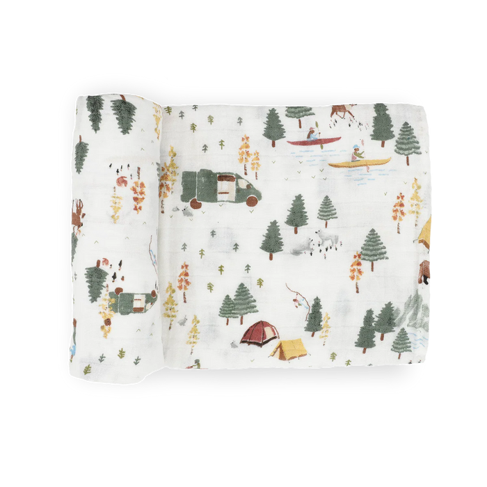 Organic Swaddle Single Alpine Adventure