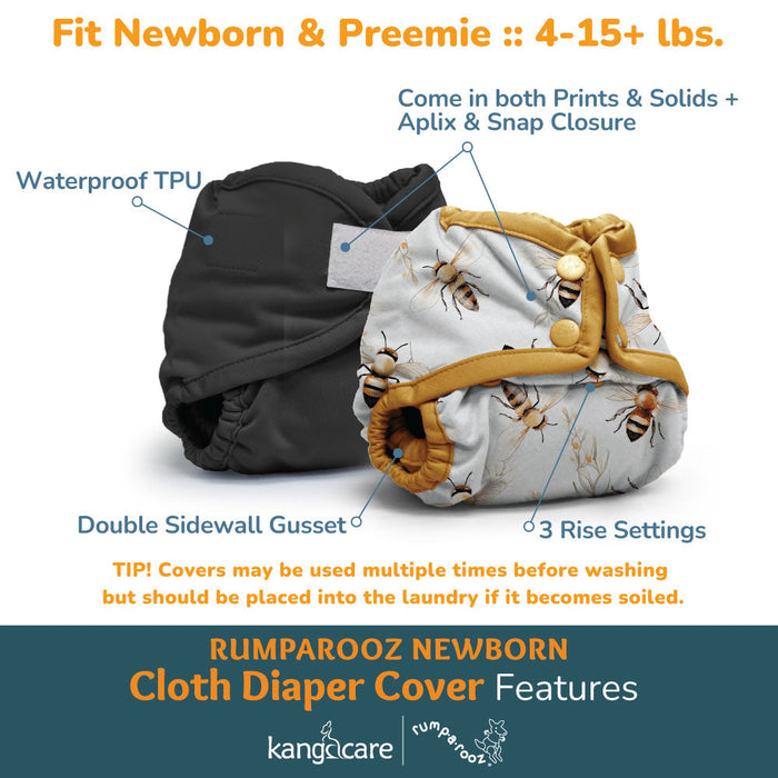 Rumparooz Newborn Cloth Diaper Covers - Quinn