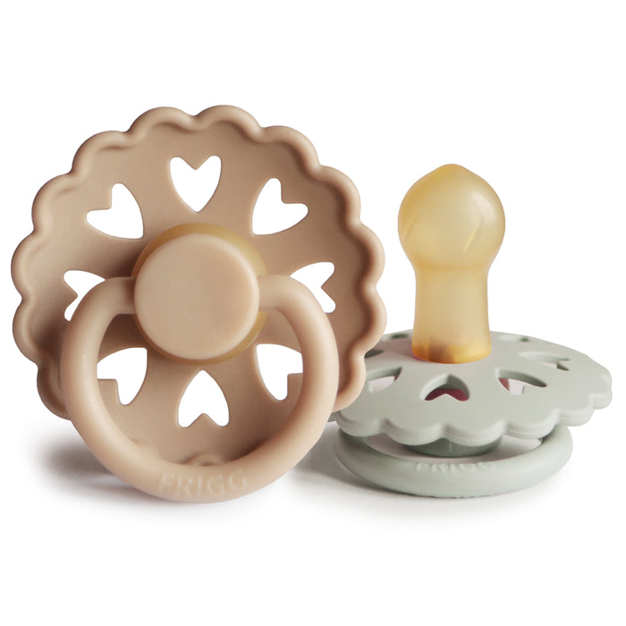 FRIGG Andersen Fairytale Natural Rubber Pacifier 2-Pack - Nature Baby Outfitter