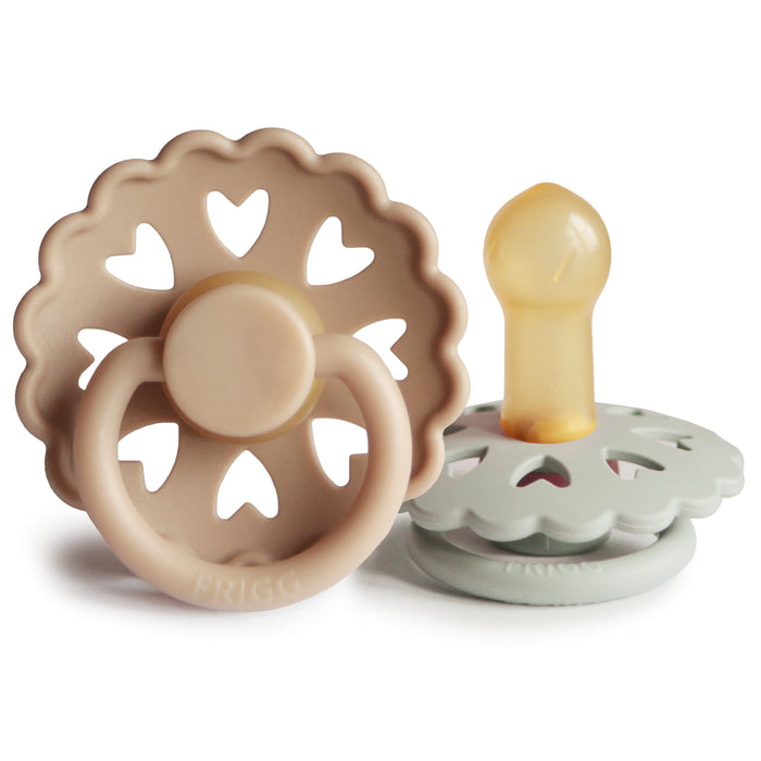 FRIGG Andersen Fairytale Natural Rubber Pacifier 2-Pack - Nature Baby Outfitter