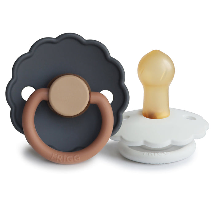 FRIGG Daisy Natural Rubber Pacifier 2-Pack - Nature Baby Outfitter