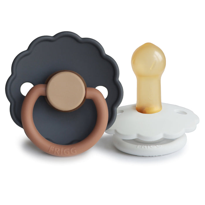 FRIGG Daisy Natural Rubber Pacifier 2-Pack - Nature Baby Outfitter