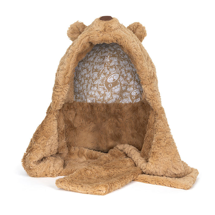 Jellycat Bartholomew Bear Bundlesnug Hat *Limit One