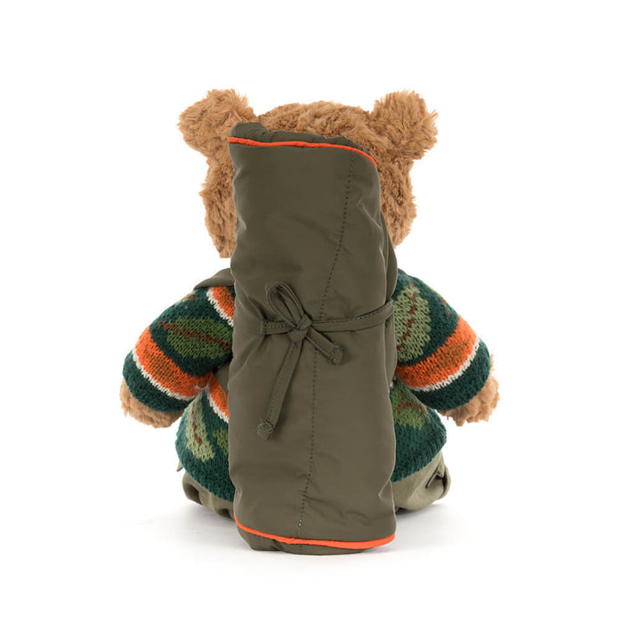 Jellycat Bartholomew Bear Hiking Outfit * LIMIT 1