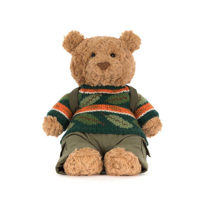 Jellycat Bartholomew Bear Hiking Outfit * LIMIT 1