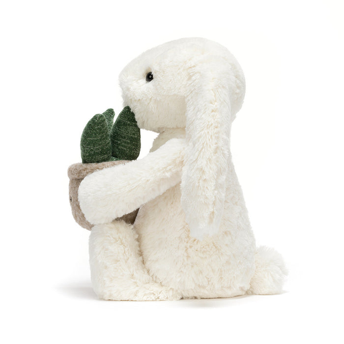 Jellycat Cream Bunny with Plant * LIMIT 1