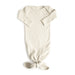 Ribbed Knotted Baby Gown - Nature Baby Outfitter