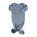 Ribbed Knotted Baby Gown - Nature Baby Outfitter