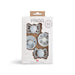 FRIGG Baby's First Pacifier Moonlight Sailing (Powder Blue) 4-Pack - Nature Baby Outfitter