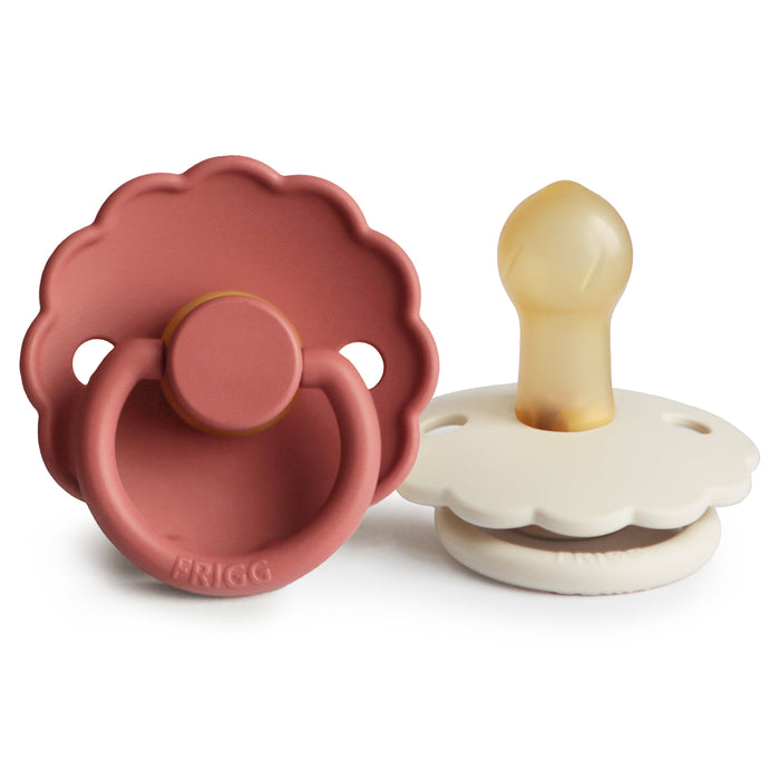FRIGG Daisy Natural Rubber Pacifier 2-Pack - Nature Baby Outfitter