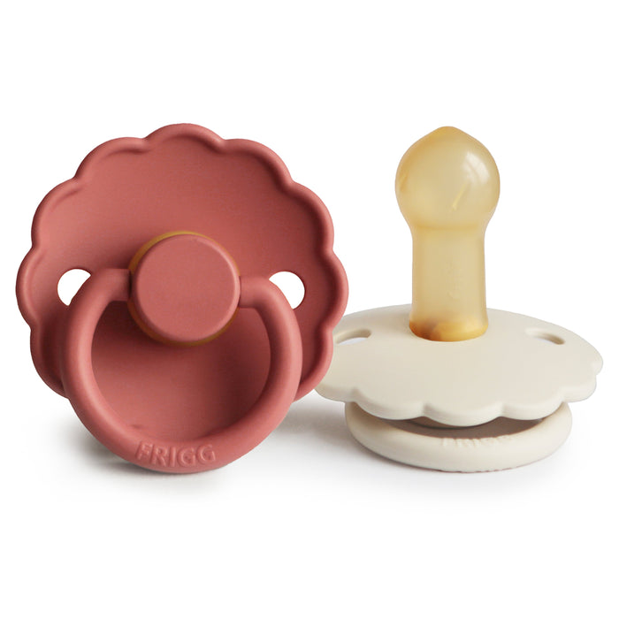 FRIGG Daisy Natural Rubber Pacifier 2-Pack - Nature Baby Outfitter