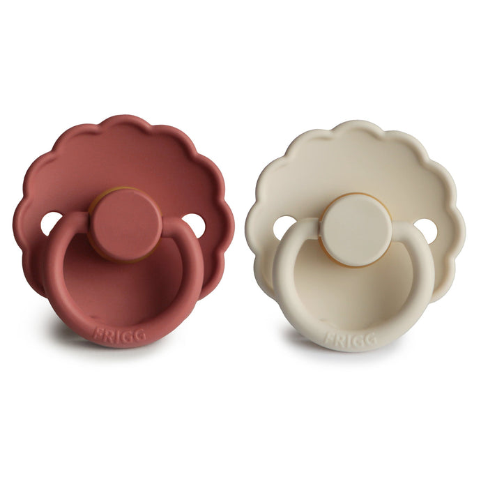 FRIGG Daisy Natural Rubber Pacifier 2-Pack - Nature Baby Outfitter