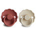 FRIGG Daisy Natural Rubber Pacifier 2-Pack - Nature Baby Outfitter