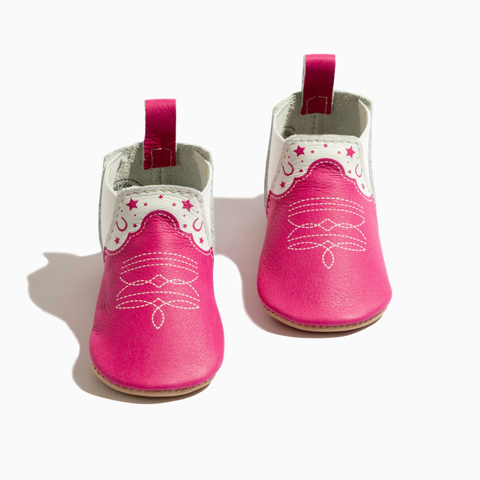 Barbie™ Cowgirl Chelsea Boot Baby Shoe - Nature Baby Outfitter
