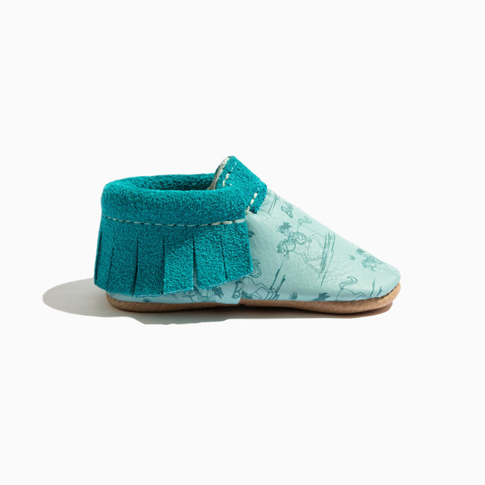 Barbie™ Horse Girl Moccasin Baby Shoe - Nature Baby Outfitter