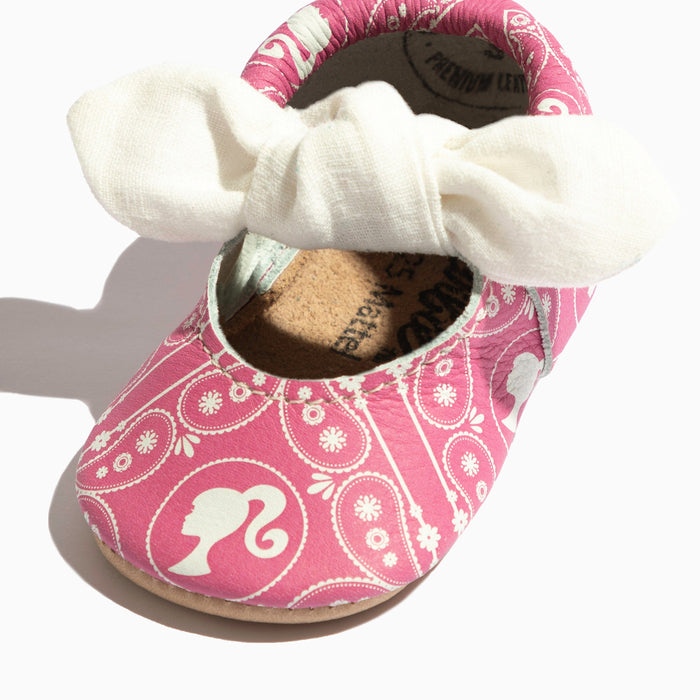 Barbie™ Paisley Knotted Bow Baby Shoe