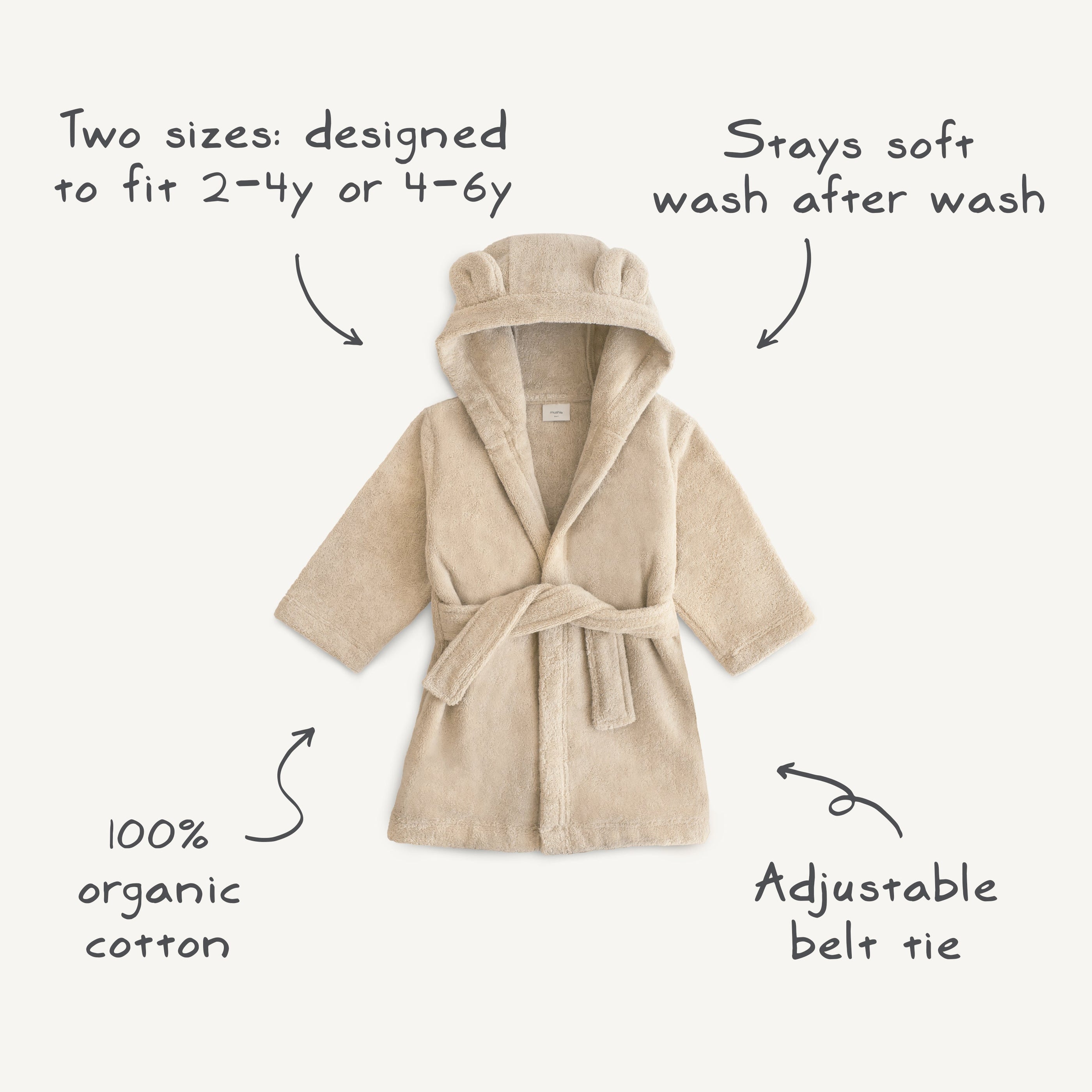 Thread Bear Robe Bear Robe — Nature Baby Outfitter