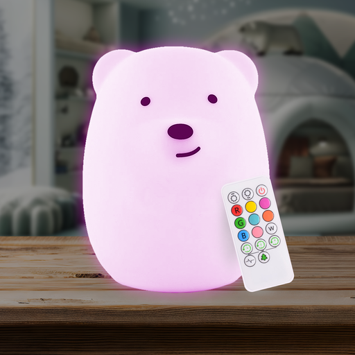 LumiPets® Benny the Bear- Children's Touch Night Light - Nature Baby Outfitter