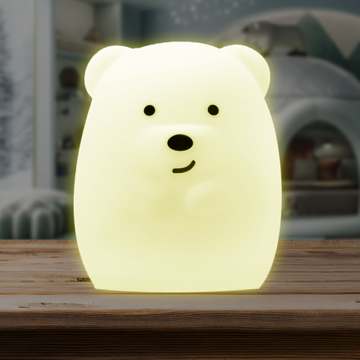LumiPets® Bella the Bear- Children's Touch Night Light Junior - Nature Baby Outfitter