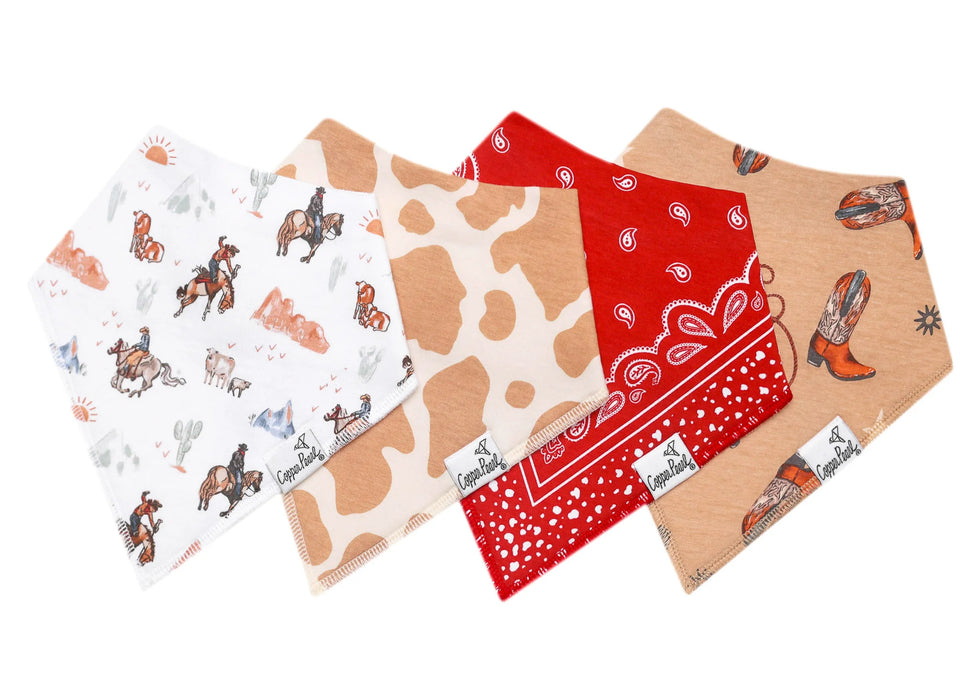 Boone Bandana Bib Set of 4