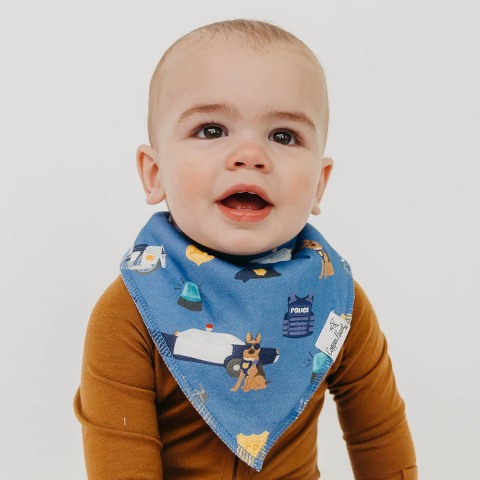 Policemen Bandana Bib Set of 4