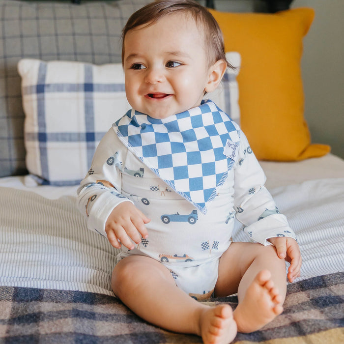 Speedster Bandana Bib Set of 4 - Nature Baby Outfitter