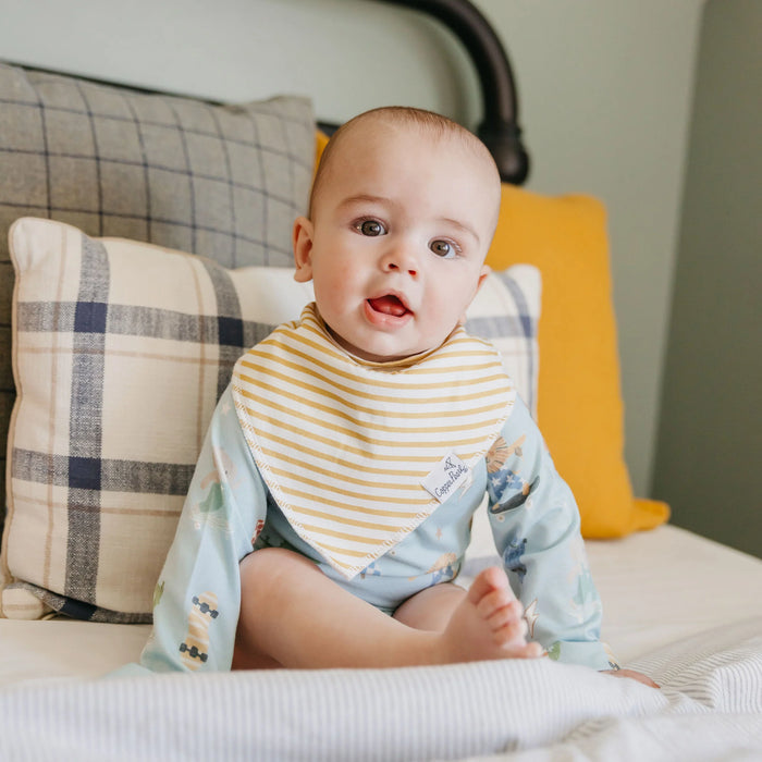 Speedster Bandana Bib Set of 4 - Nature Baby Outfitter