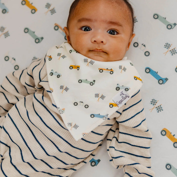 Speedster Bandana Bib Set of 4 - Nature Baby Outfitter