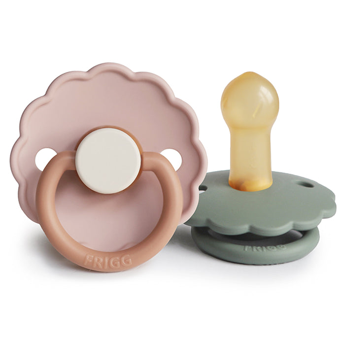 FRIGG Daisy Natural Rubber Pacifier 2-Pack - Nature Baby Outfitter