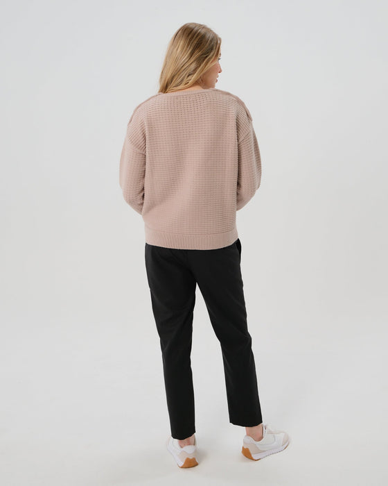 Elizabeth Under Belly Maternity Pants in All-Season Wool - Nature Baby Outfitter