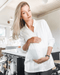 No-Gap Maternity Nursing Button Down Shirt in TENCEL (Regular & Petite) - Nature Baby Outfitter